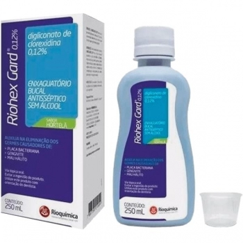 ENXAGUANTE BUCAL RIOHEX GARD 0,12% 250M RIOQUIMICA