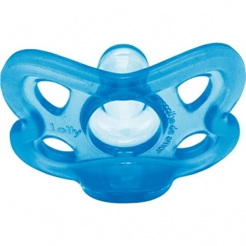CHUPETA N°2 100% SILICONE RED AZUL LOLLY
