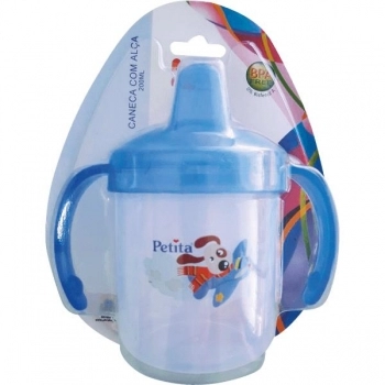CANECA C/ALCA 200ML AZUL PETITA
