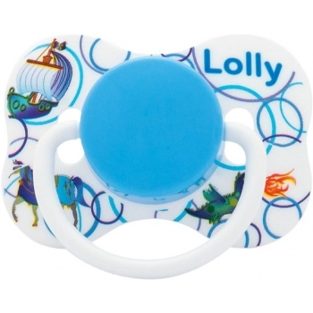 CHUPETA N°2 TIP BORBOLETA SIL RED AZUL LOLLY