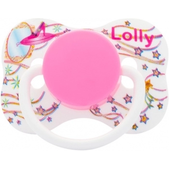CHUPETA N°2 TIP BORBOLETA SIL ORTO ROSA LOLLY