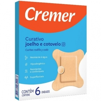 CURATIVO CREMER JOELHO E COTOVELO C/6