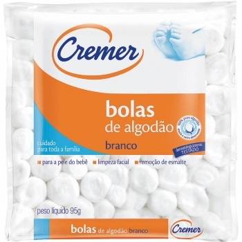 ALGODAO BOLA BRANCO 95G CREMER