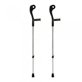 MULETA CANADENSE FIXA ALUMINIO PRETA PAR M407