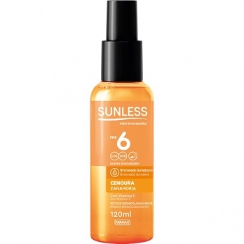 OLEO BRONZEADOR FPS6 CENOURA 120ML SUNLESS