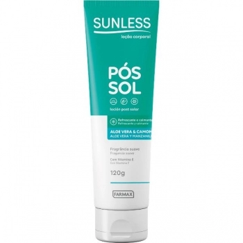 LOÇÃO POS-SOL ALOE/CAMOMILA 120ML SUNLESS