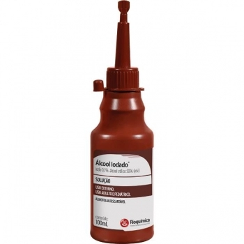 ALCOOL IODADO 100ML ALMOTOLIA RIOQUIMICA