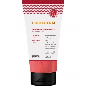 SABONETE ESFOLIANTE MORANGO 180G HIDRADERM