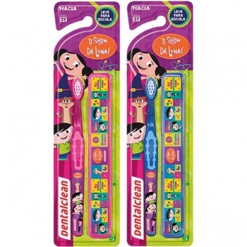 ESCOVA DENTAL INF C/ESTOJO LUNA MACIA