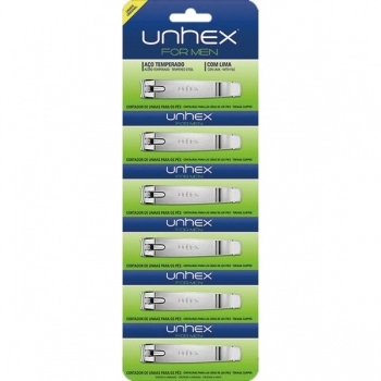 CORTADOR UNHAS UNHEX JUMBO CARTELA