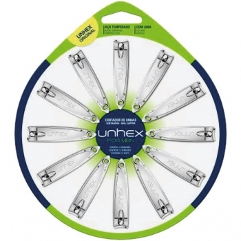 CORTADOR UNHAS UNHEX DISCO C/12 MERHEJE