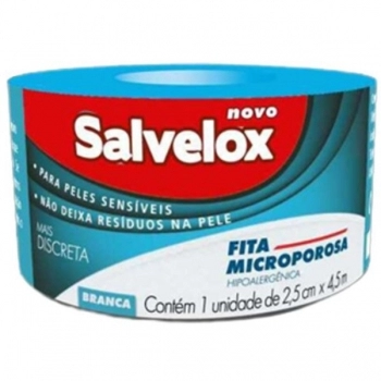 FITA MICROPOROSA 2,5CMX4,5M SALVELOX