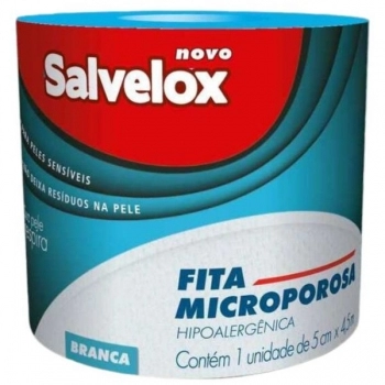 FITA MICROPOROSA 5CMX4,5M SALVELOX