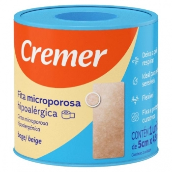 FITA MICROP.BEGE 5,0CMX4,5M CREMER