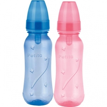 MAMADEIRA CINT PVC RED 240ML ROSA ANPLAS PETITA