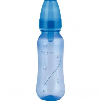 MAMADEIRA CINT PVC RED 240ML AZUL ANPLAS PETITA