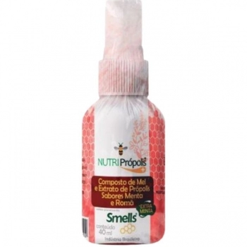SPRAY PROPOLIS SABOR MENTA E ROMA 40ML SMELLS