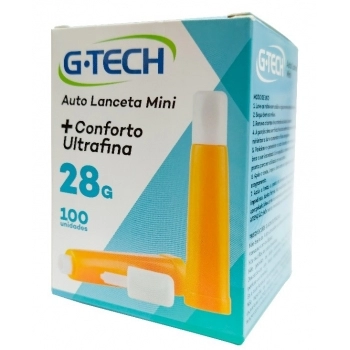 LANCETAS AUTOMATICAS 28G C/100 G-TECH