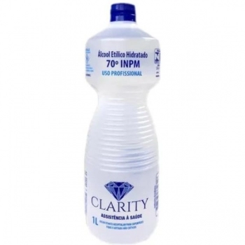 ALCOOL 70% ANTISSEPTICO 1L CLARITY