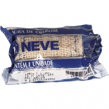 ATADURA CREPOM 13FIOS 06CMX1,8M C/12 NEVE