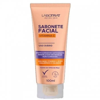 SABONETE FACIAL VITAMINA C 100ML LABOTRAT