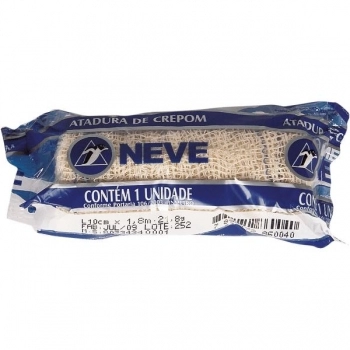 ATADURA CREPOM 13FIOS 10CMX1,8M C/12 NEVE