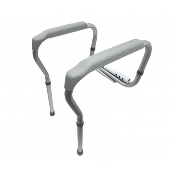 SUPORTE APOIO DE ALUMINIO P/ VASO SANITARIO