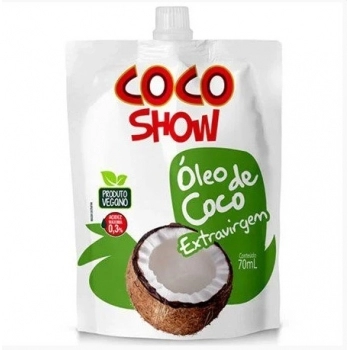 OLEO DE COCO EXTRA VIRGEM 70ML POUCH SHOW