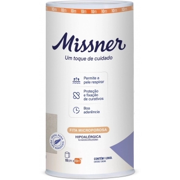 FITA MICROPOROSA BEGE 10CMX10M MISSNER