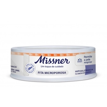 FITA MICROPOROSA BRANCA 1,2CMX10M MISSNER