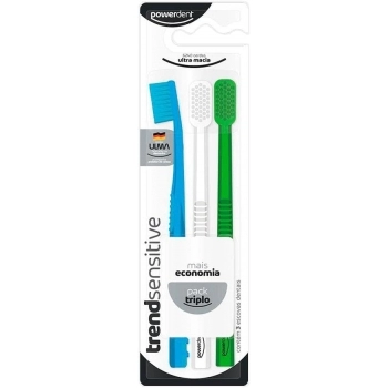 ESCOVA DENTAL TREND SENSITIVE PACK C/3UN POWERDENT