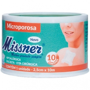 FITA MICROPOROSA BRANCA 2,5CMX10M MISSNER