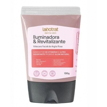 MASC FACIAL ARGILA ROSA ILUMINADORA 130G LABOTRAT