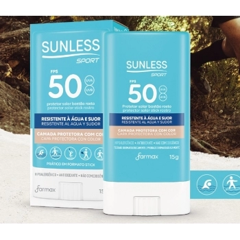 PROTETOR SOLAR SPORT BASTAO FPS50 15G SUNLESS