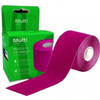 FITA DE KINESIO 5CMX5M ROSA MULTILASER