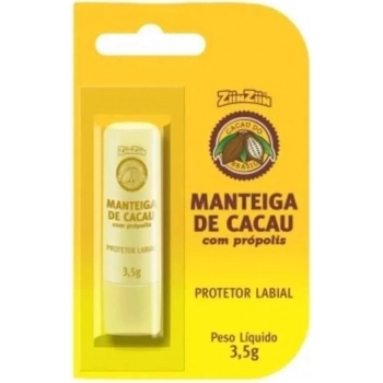 MANTEIGA DE CACAU BASTÃO BLISTER 3,5G ZIINZIIN
