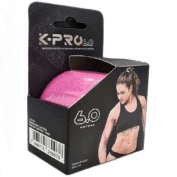 FITA DE KINESIO 5CMX6M ROSA K-PRO