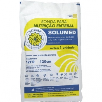 SONDA P/NUTRIÇAO ENTERAL N°12 SOLUMED
