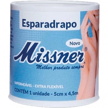 ESPARADRAPO IMPERMEAVEL 5,0CMX4,5M MISSNER