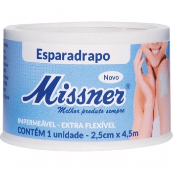 ESPARADRAPO IMPERMEAVEL 2,5CMX4,5M MISSNER