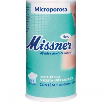 FITA MICROPOROSA BRANCA 10CMX4,5M MISSNER