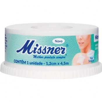 FITA MICROPOROSA BRANCA 1,2CMX4,5M MISSNER