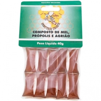 MEL, PROPOLIS E AGRIAO CARTELA 40G