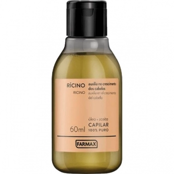 OLEO CAPILAR RICINO PURO 60ML FARMAX