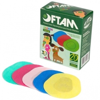 PROTETOR OCULAR COLOR PEQ.C/20 OFTAM