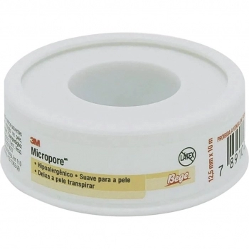 FITA MICROPORE 1,25CMX10M BEGE 3M