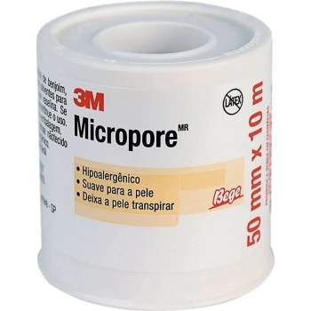 FITA MICROPORE 5CMX10M BEGE 3M
