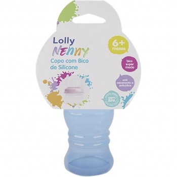 COPO CLEAN BICO SIL 200ML AZUL LOLLY