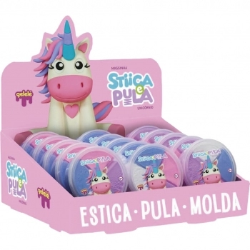 STIICA E PULA MASSINHA UNICORNIO 20G DISPLAY C/15