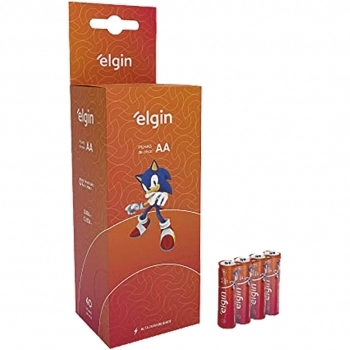 PILHA TIPO AA ZINCO TUBO 10X4UN ELGIN